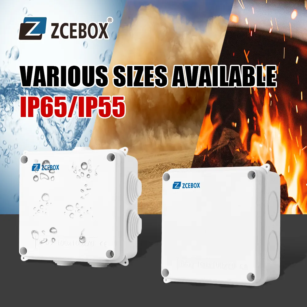 Caja de unión ABS IP65/IP55