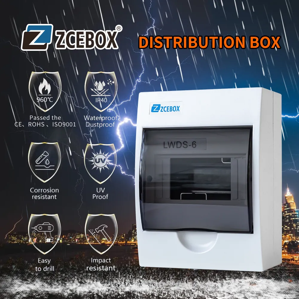 Caja de distribución eléctrica