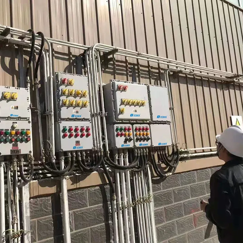 Caja de distribución de caja eléctrica industrial