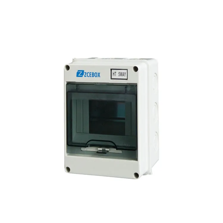 Caja eléctrica de distribución de 5 vías MCB