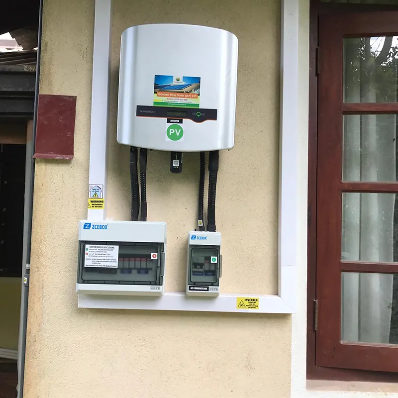 Caja de distribución eléctrica de 6 maneras