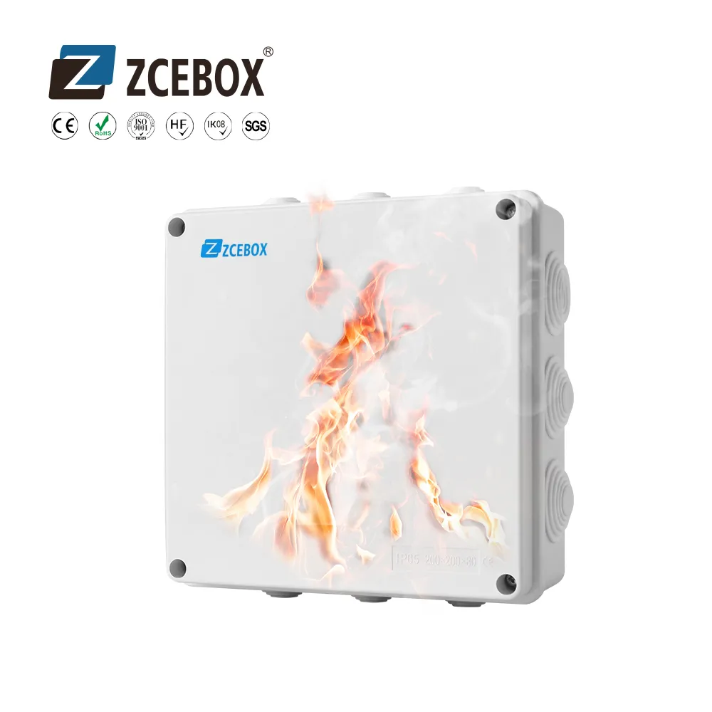 Caja de unión eléctrica impermeable