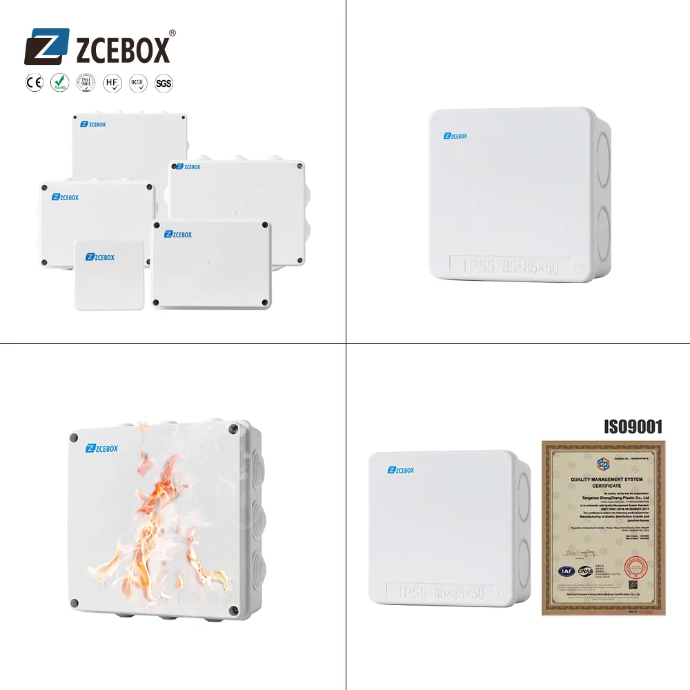 Caja de unión de plástico ABS