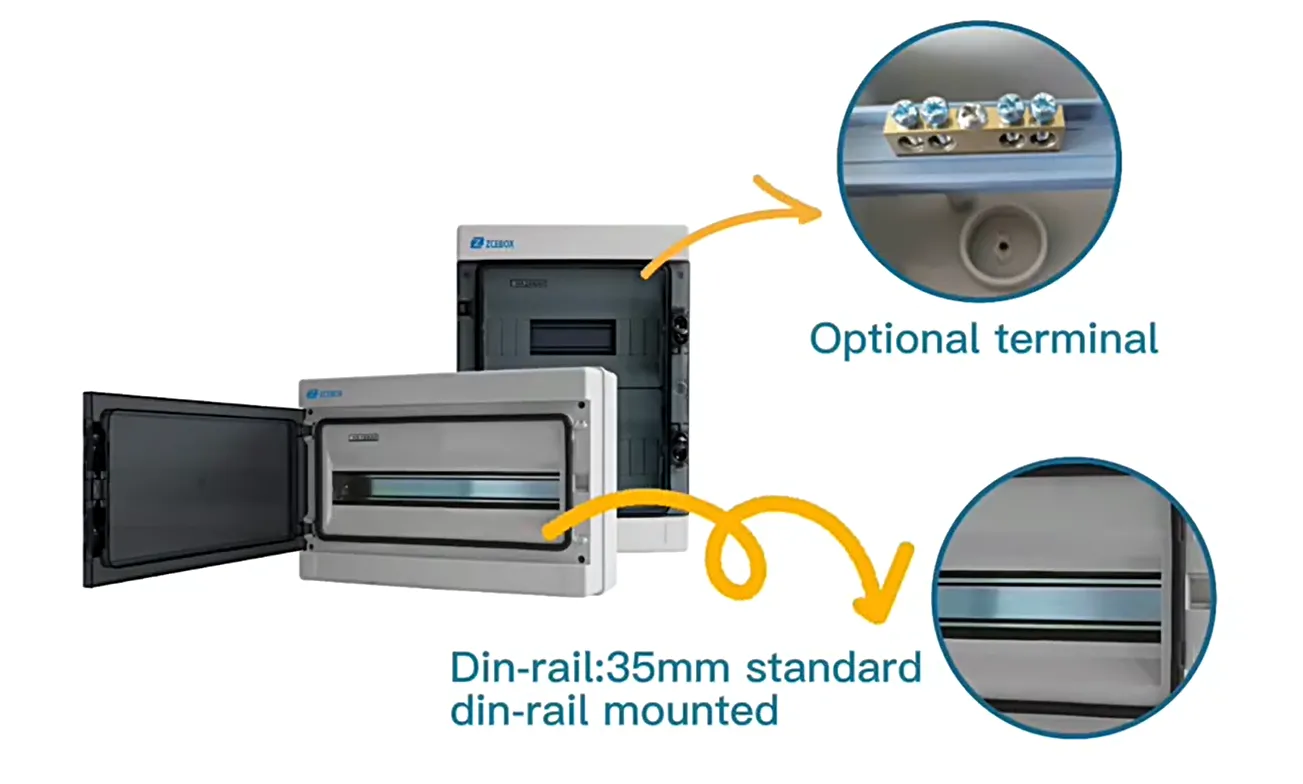 Cajas de conexión ABS y PVC para aplicaciones generales de baja tensión