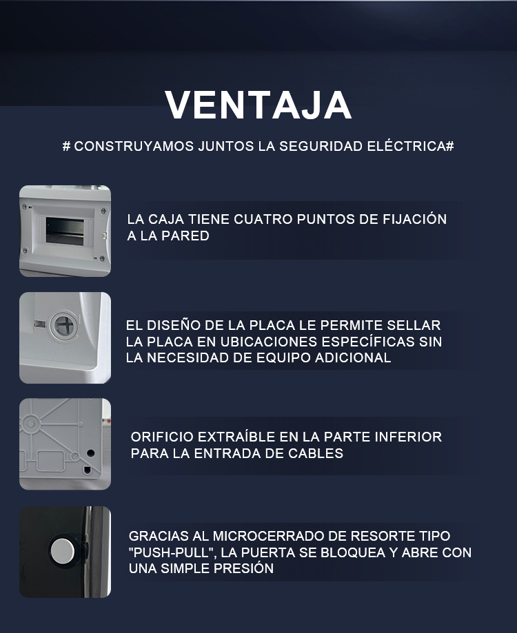 Caja de distribución de ABS MCB 