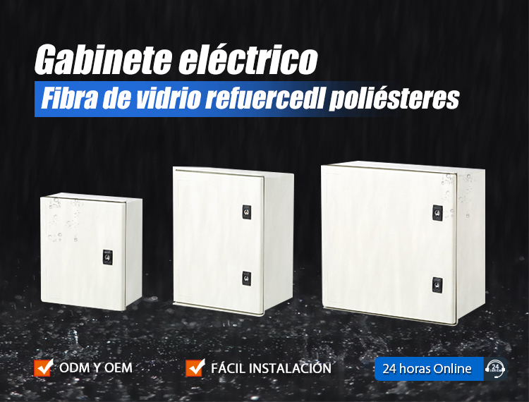 Caja de distribución de montaje en descarga