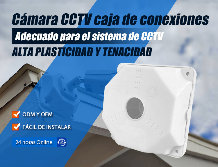 Caja de unión CCTV impermeable de plástico