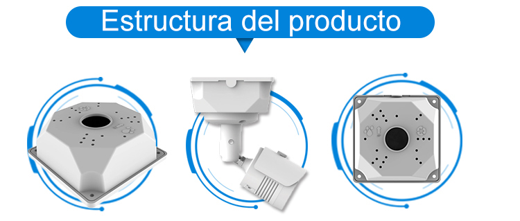 Caja de unión CCTV impermeable de plástico
