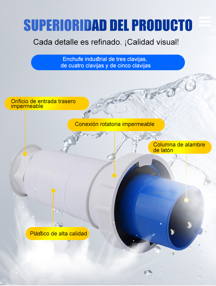 Enchufe industrial